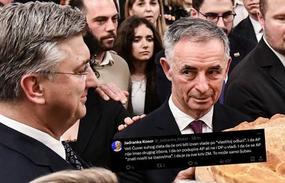 'To može samo ljubav': Kosor se oglasila nakon novih izjava Milorada Pupovca o Plenkoviću