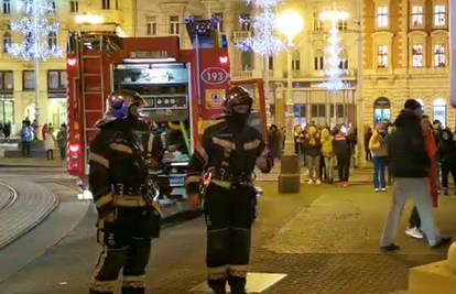 Zapalila se trgovina u centru Zagreba, vatrogasci morali provaliti da ugase požar