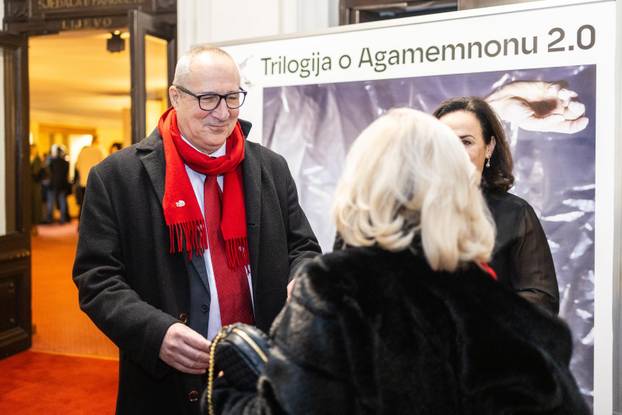 Zagreb: Poznati na premijeri predstave "Trilogija o Agamemnonu 2.0"