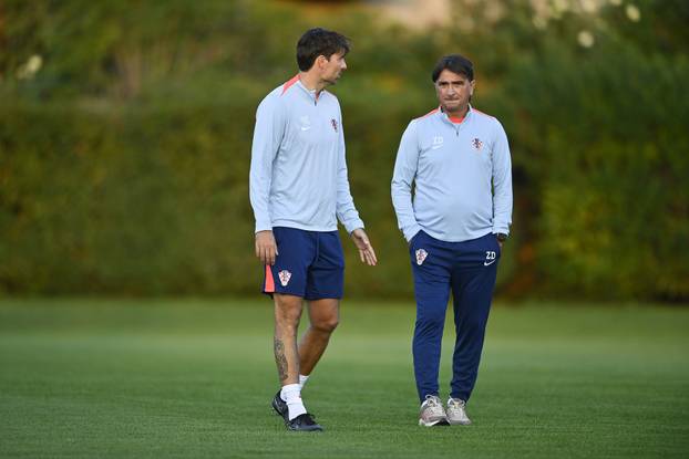 Zagreb: Trening nogometaša hrvatske nogometne reprezetacije