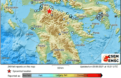 Potres jačine 4,8 pogodio Grčku