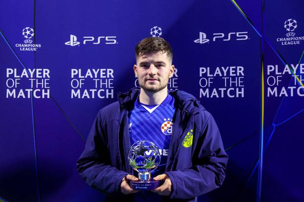 Martin Baturina proglašen igračem utakmice u susretu Dinama i Milana