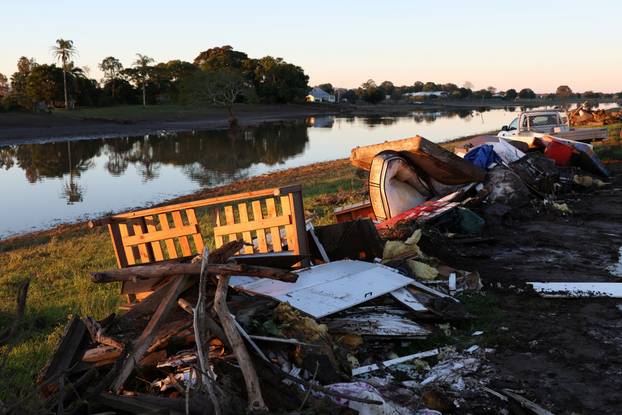 Aftermath of flooding in Glenthorne