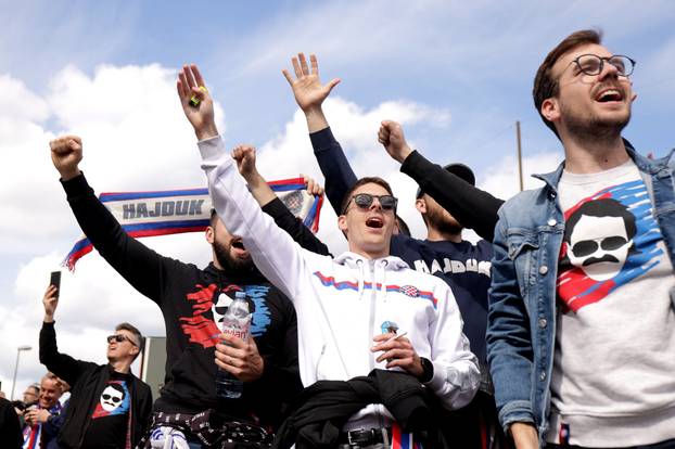 Ženeva: Atmosfera ispred stadiona uoči početka finalne utakmice Lige prvaka mladih