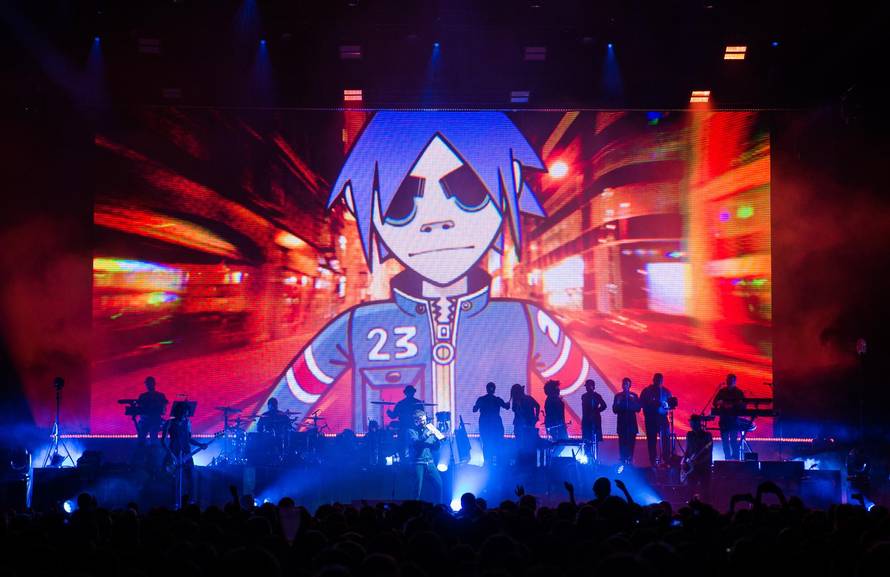 Berlin: Koncert grupe Gorillaz u sklopu turneje Humanz Tour