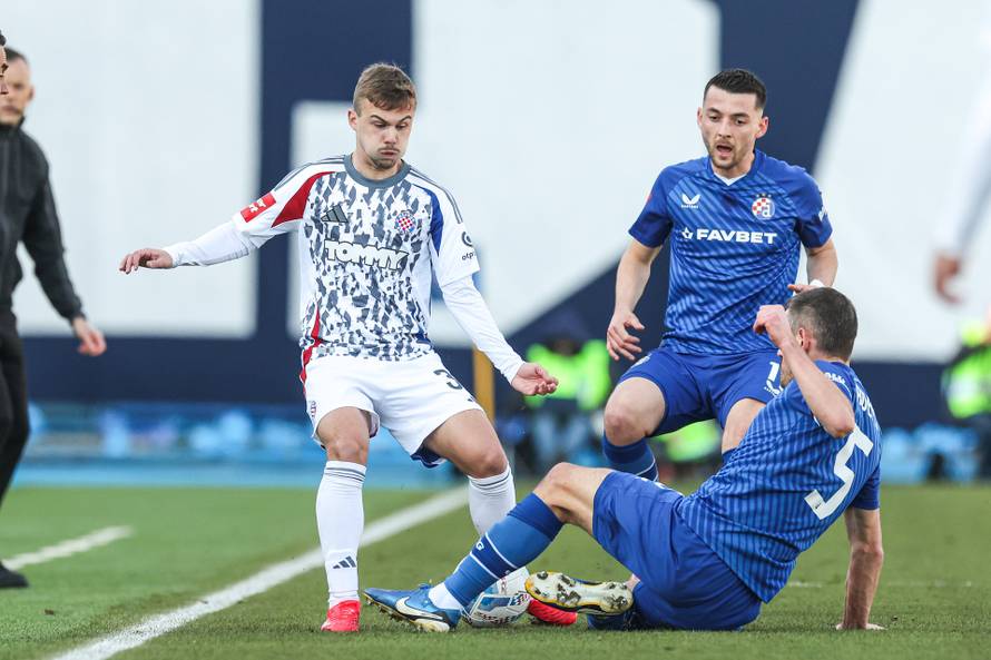 Zagreb: Utakmica Dinama i Hajduka u 24. kolu Prve HNL