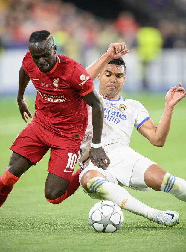 Soccer Champions League Final 2022/ Liverpool FC - Real Madrid 0:1.