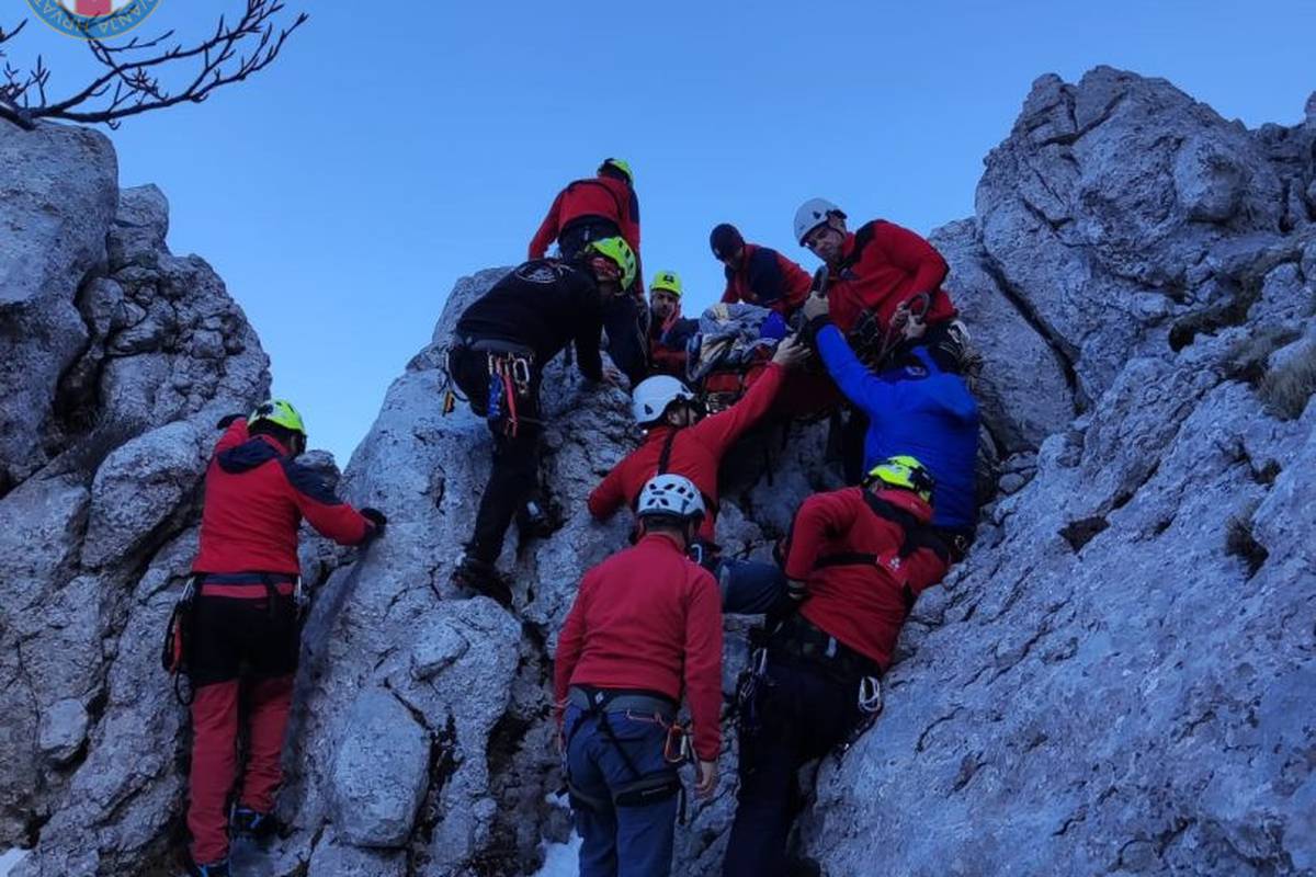 Spašavanje podno vrha Kiza: Planinar zadobio teže ozlijede