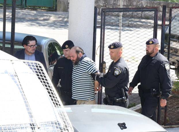Šibenik: Privođenje Kristijana Aleksića, osumnjičenog za ubojstvo 19-godišnjaka