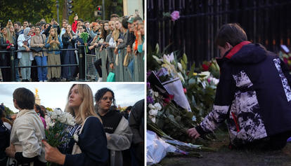 FOTO Tuga i očaj ispred palače, okupljeni stanovnici i turisti u suzama ostavljaju cvijeće...
