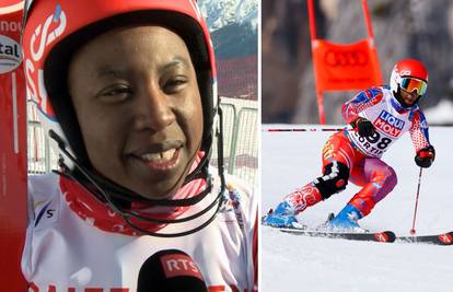 VIDEO Pogledajte 41-godišnju Haićanku kako skija na SP-u u Cortini: Uh, ostvarila sam san