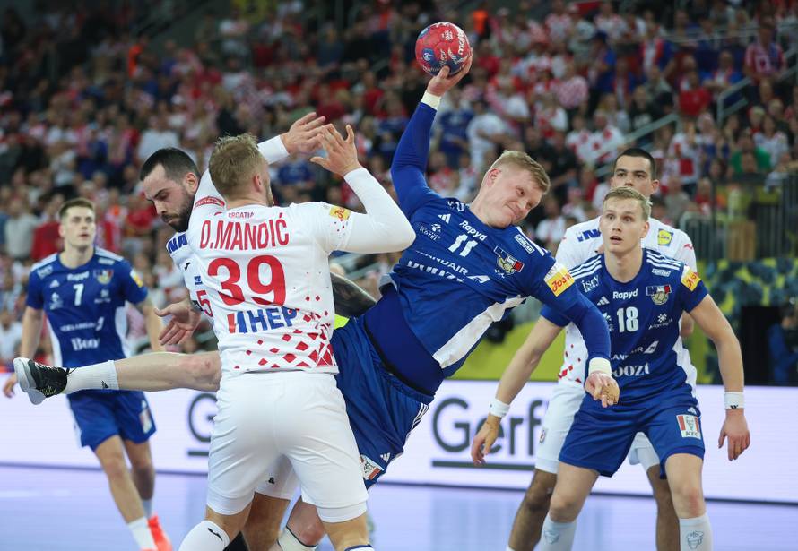 IHF Svjetsko rukometno prvenstvo 2025., Hrvatska - Island