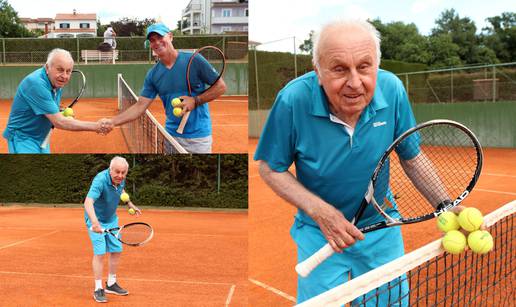 Kamilo Keretić (87) još i danas obožava zaigrati tenis: 'To me raduje kao kad sam imao 14'