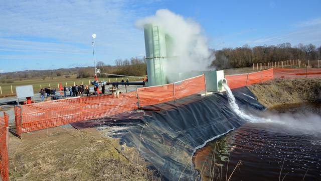 Velika Ciglenica: Obilazak radova na prvoj hrvatskoj geotermalnoj elektrani 