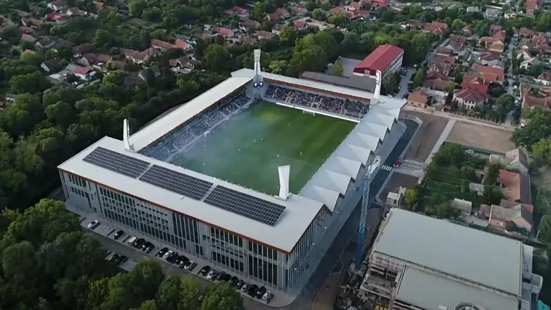 FOTO Ovo je stadion na kojemu danas igra Dinamo. Moderno zdanje u Srbiji izgradili Mađari