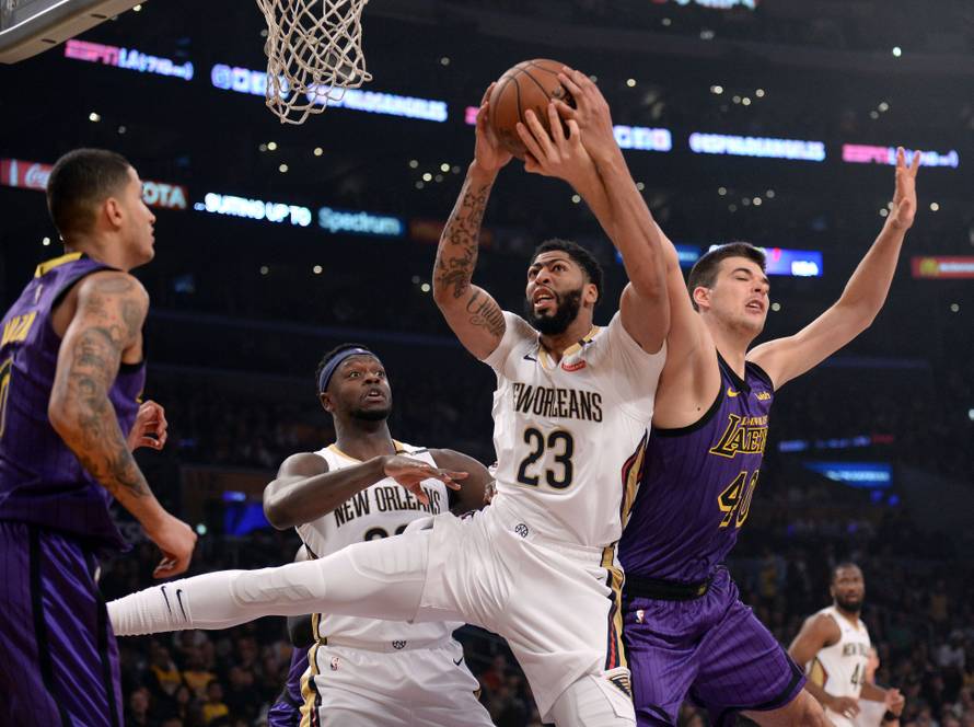 NBA: New Orleans Pelicans at Los Angeles Lakers