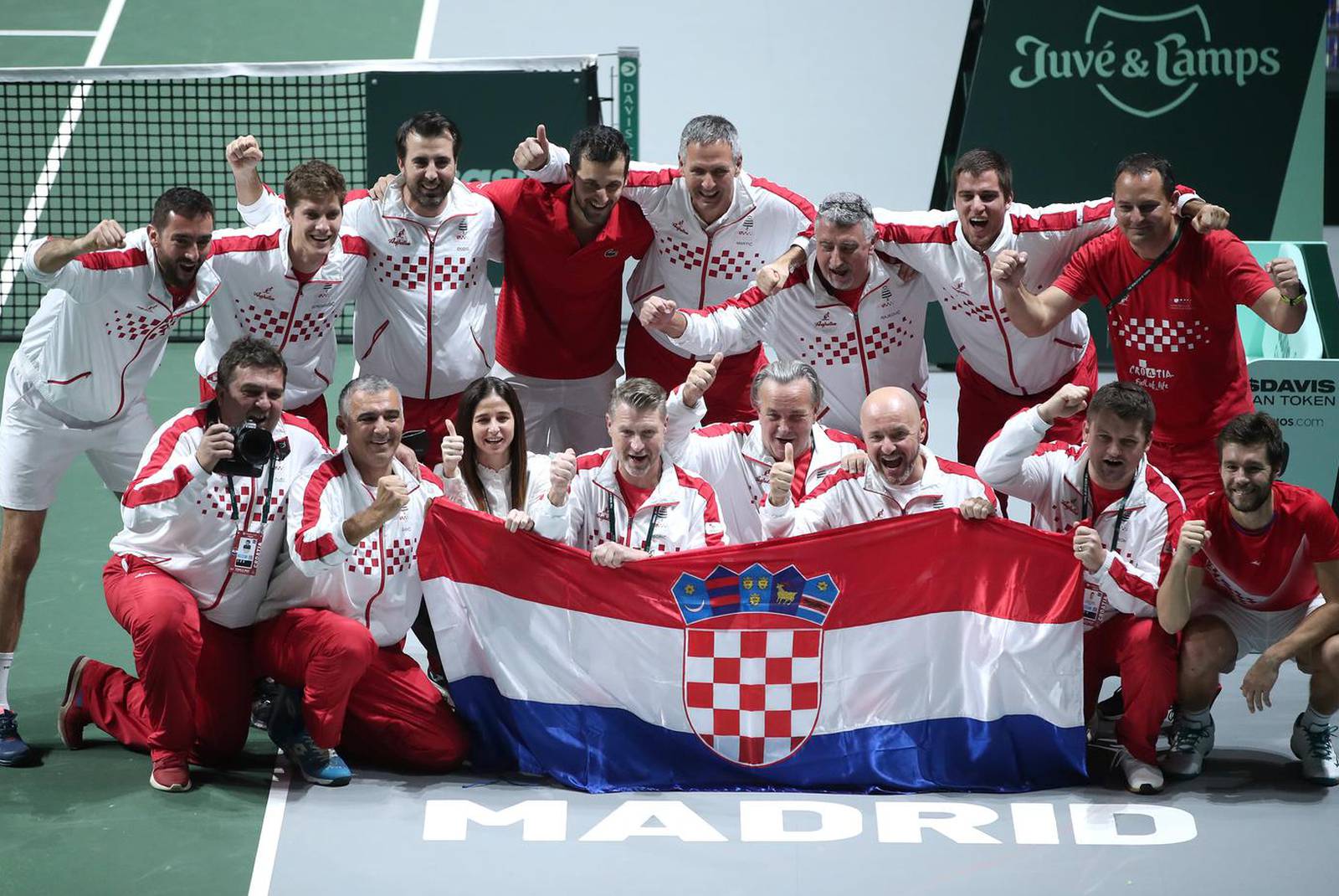 Madrid: Slavlje nakon ulaska Hrvatske u finale Davisova kupa