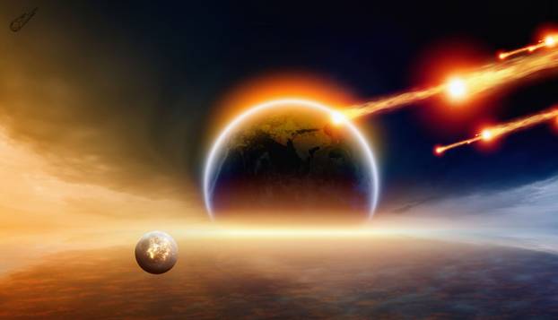 FOTO Što bi se dogodilo da Zemlju pogodi veliki asteroid?  Nebo se pretvara u bijeli pakao