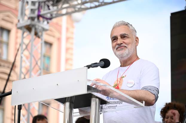 Zagreb: Veliki prosvjed obrazovnih sindikata