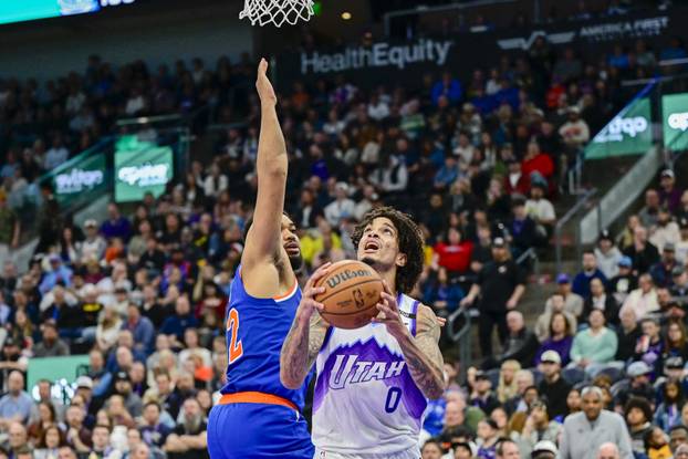 NBA: New York Knicks at Utah Jazz