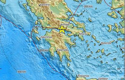 Snažan potres u Grčkoj, osjetio se i stotinama kilometara dalje