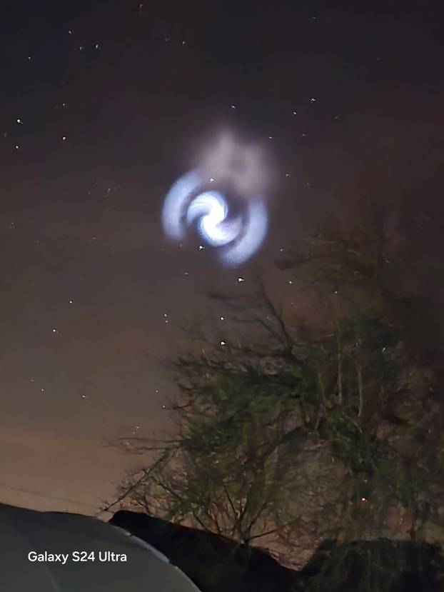 100 slika spiralnog fenomena na nebu koji je šokirao Hrvate
