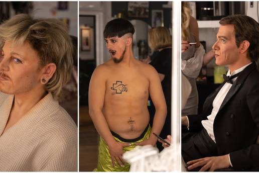 U Tvoje lice zvu&ccaron;i poznato sti&zcaron;u Frank Sinatra, K&auml;&auml;rij&auml;, Baby Lasagna, Ricky Martin i Jole