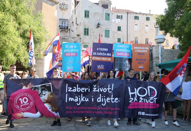 Prvi put u Šibeniku održan Hod za život
