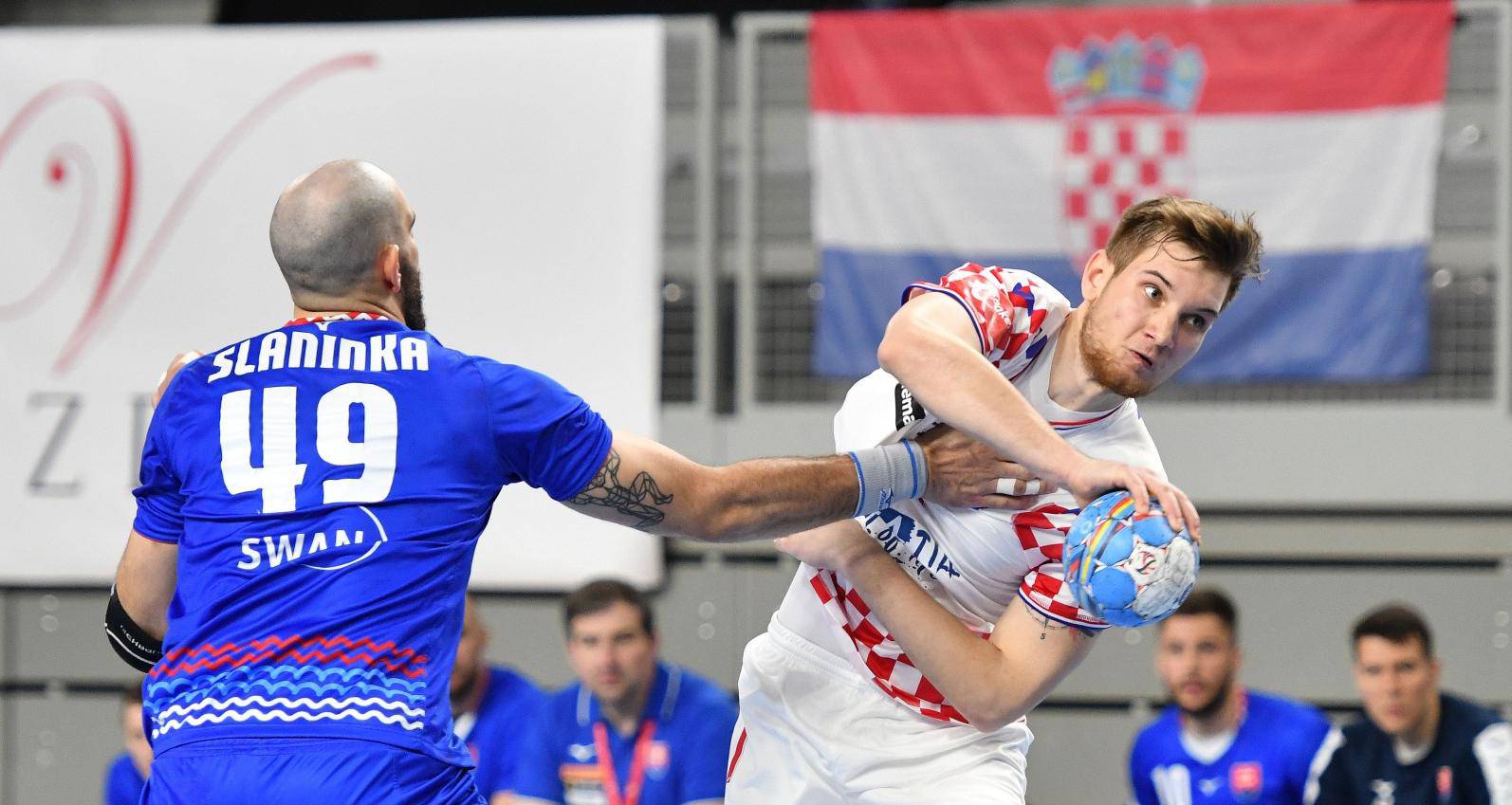 Varaždin: Hrvatska igra protiv Slovačke u EHF EURO Kupu