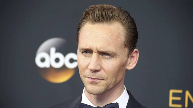 Actor Tom Hiddleston arrives at the 68th Primetime Emmy Awards in Los Angeles, California