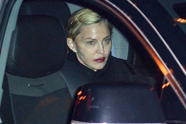 Madonna attends a Purim party in New York City
