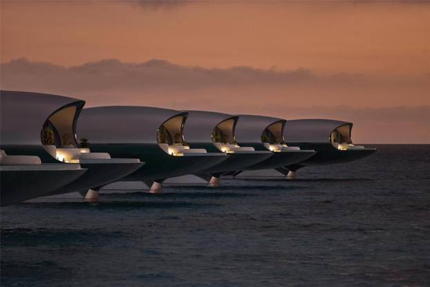 FOTO Shebara Resort je dragulj moderne arhitekture! Spavate u 'školjki' koja pluta na moru...