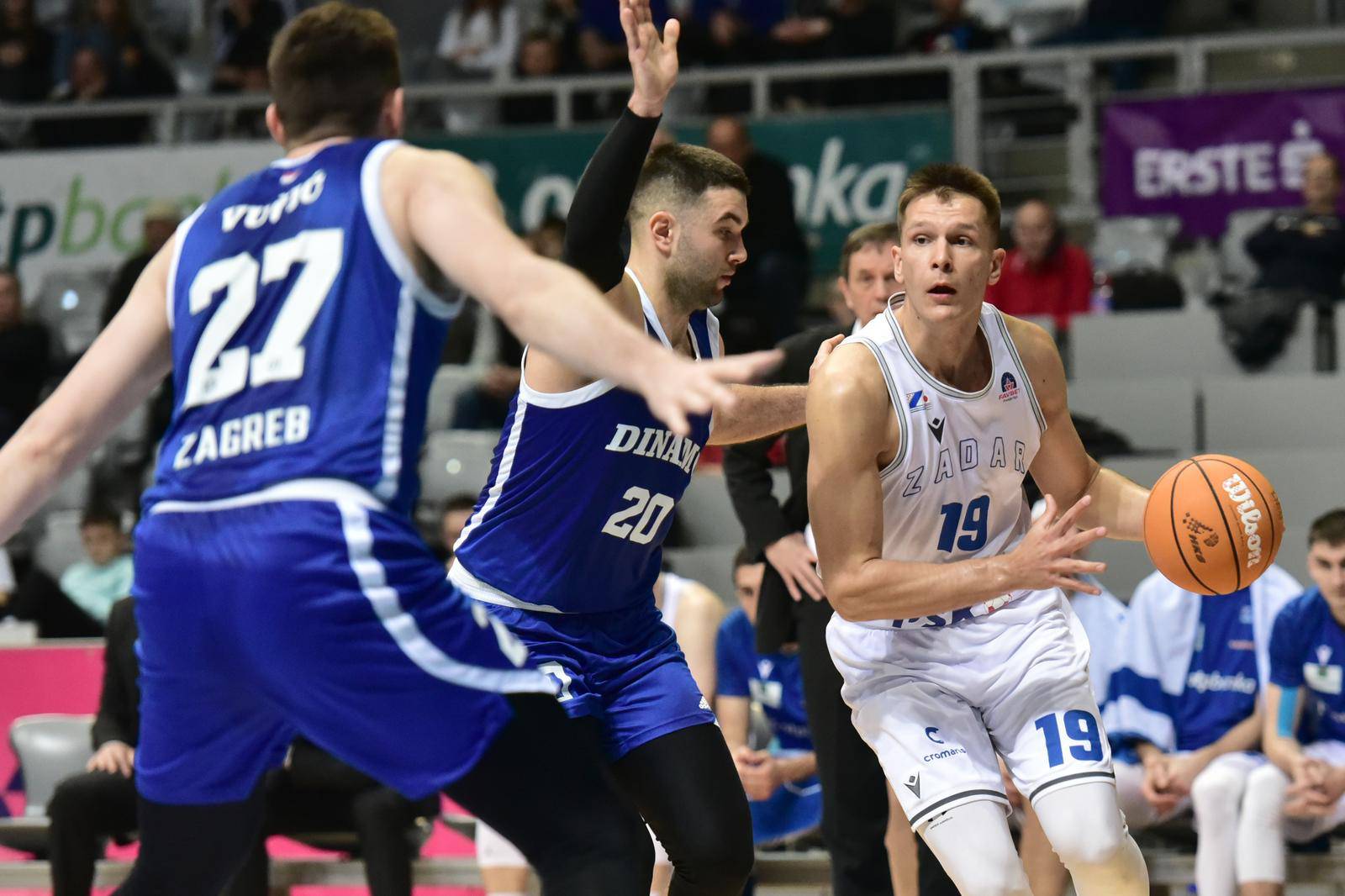 Zadar: Utakmica košarkaškog prvenstva Hrvatske Dinamo - Zadar