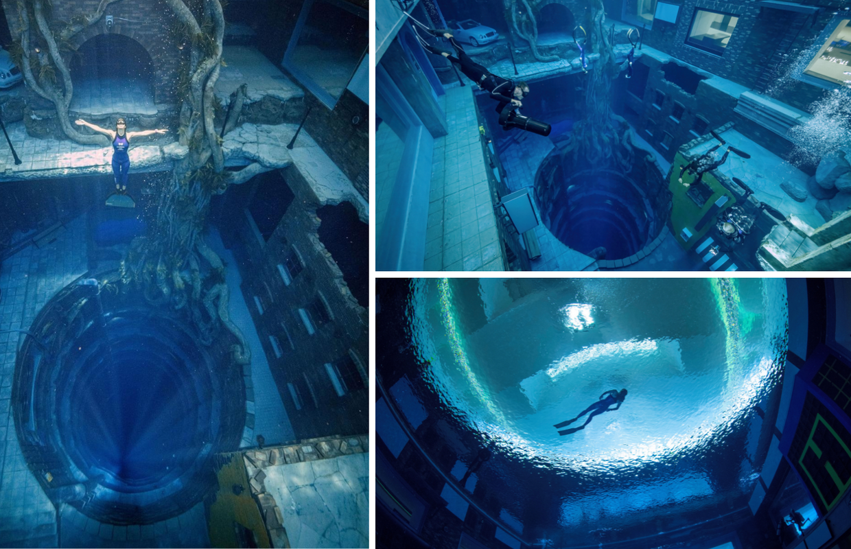 Najdublji bazen za ronjenje otvorili u Dubaiju, dubok je 60 metara, a ima i potonuli grad