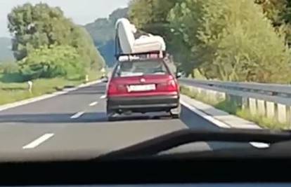 Kroz Zagorje s trosjedom na krovu jurio i do 100 km/sat