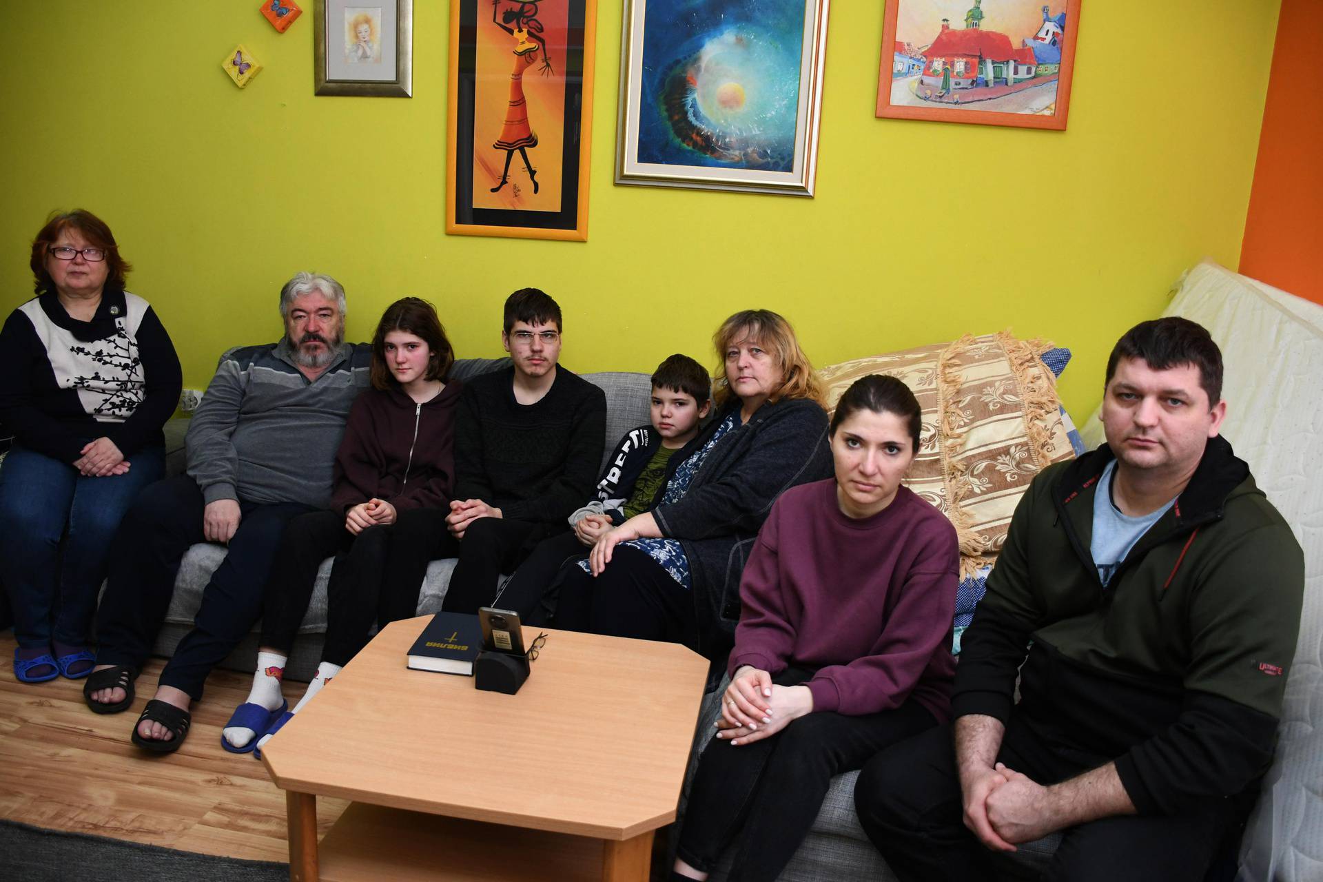 Osmeročlana obitelj iz Ukrajine na poziv prijatelja stigla je u Bjelovar