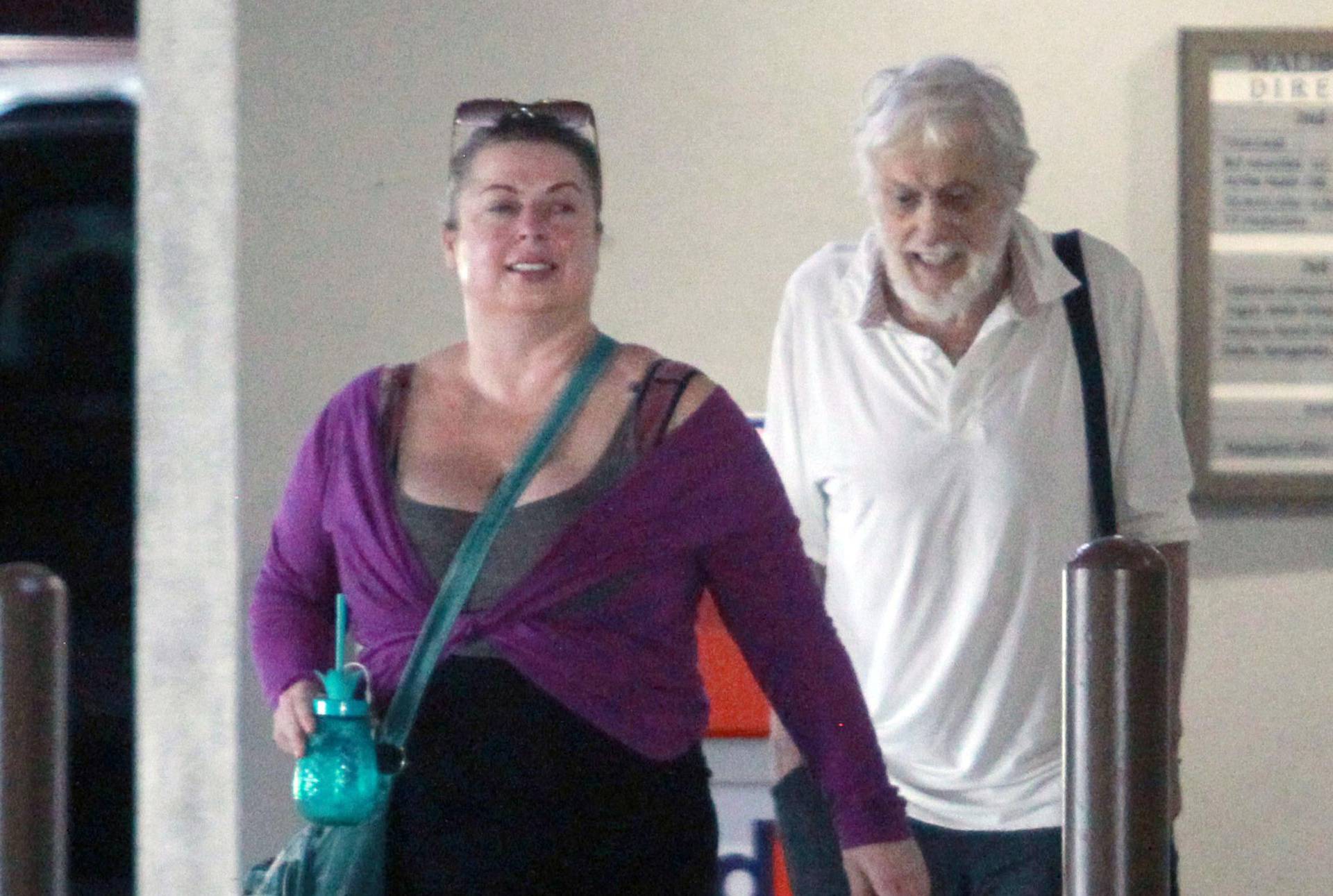 Hollywood legend Dick Van Dyke, 95, continues to defy his advanced years as he is spotted leaving a fitness class in Malibu with his wife Arlene Silver, 50.