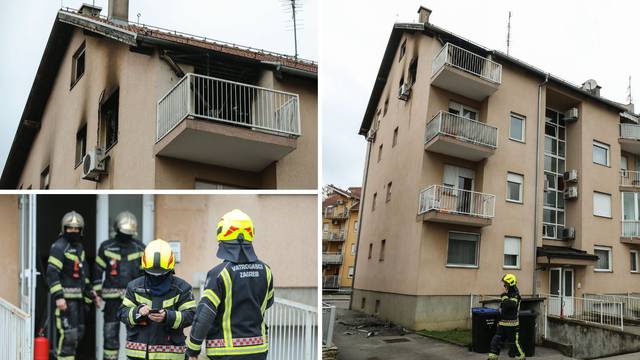 Na Božić gotovo cijeli izgorio stan u Zagrebu, par istrčao van, od šoka nisu mogli ni govoriti