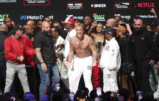 Boxing: Tyson vs Paul Weigh-In