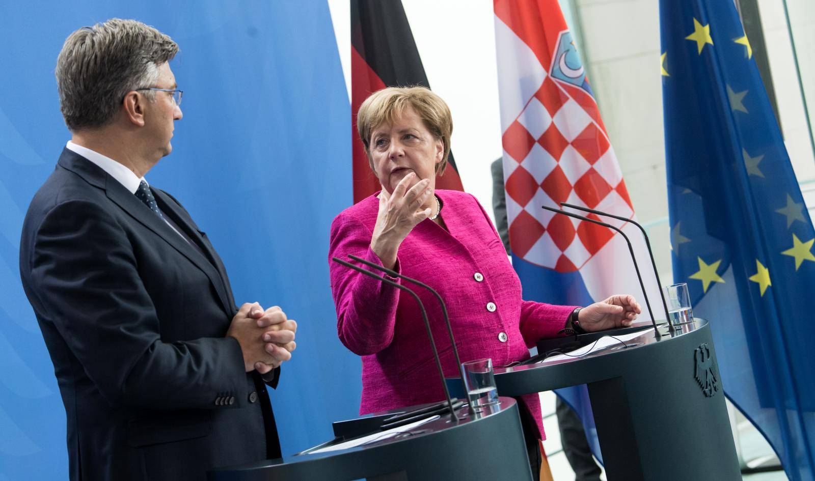Croatian Prime Minister meets Merkel