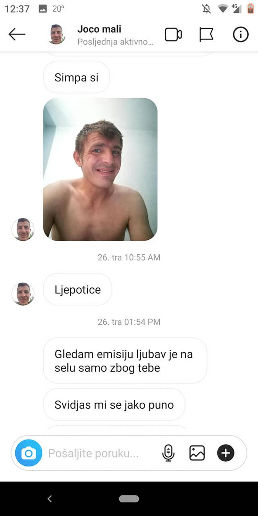 Samanta prozvala natjecatelja Jovicu zbog neukusnih poruka: 'Ti si jedan teški manijak...'