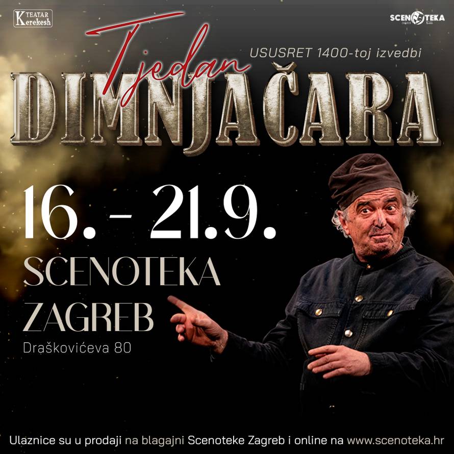 Slavljenički 'Dimnjačar', koji je došao do 1400. izvedbe, a onda veliki kazališni hit 'Iva i Gloria'
