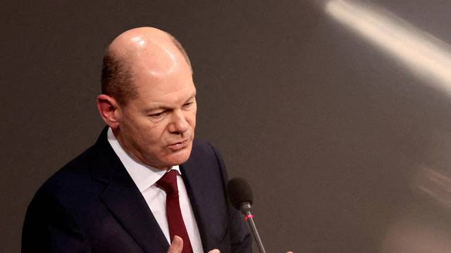 FILE PHOTO: German Chancellor Scholz attends Bundestag session in Berlin