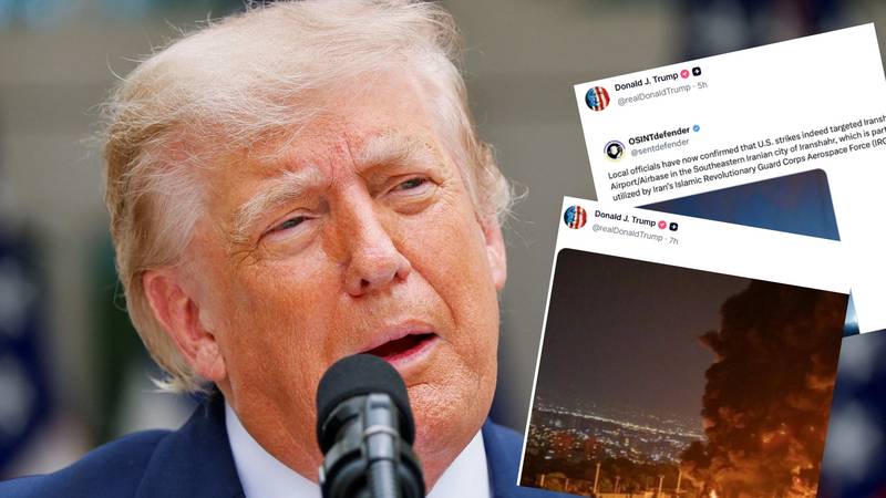 Trump objavio niz fotografija i snimki napada na Iran: 'To je odmazda, bit će još i gore!'