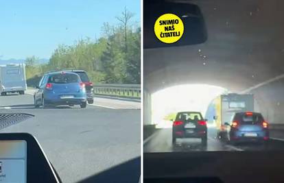 Nevjerojatno i opasno. Vozili na A1 kao da su u GTA: 'Htjeli su se izgurati, skoro udarili u ogradu'