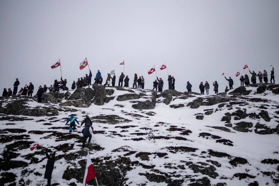 Protesters rally in Greenland against Trump annexation threat