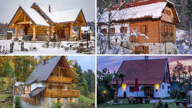 Četiri kuće u Gorskom kotaru - idealne za zimovanje iz snova