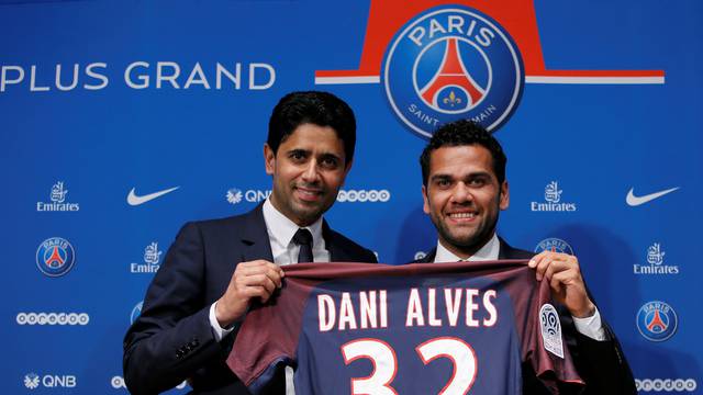 Football Soccer - Paris St Germain new player Brazilian Dani Alves