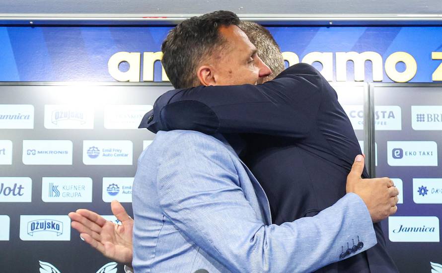 Zagreb: Na konferenciji za medije Dinamo predstavio novog trenera Maria Kovačevića