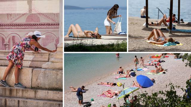 FOTO Prvi je dan ljeta: Evo kako turisti uživaju u Zadru, Splitu...